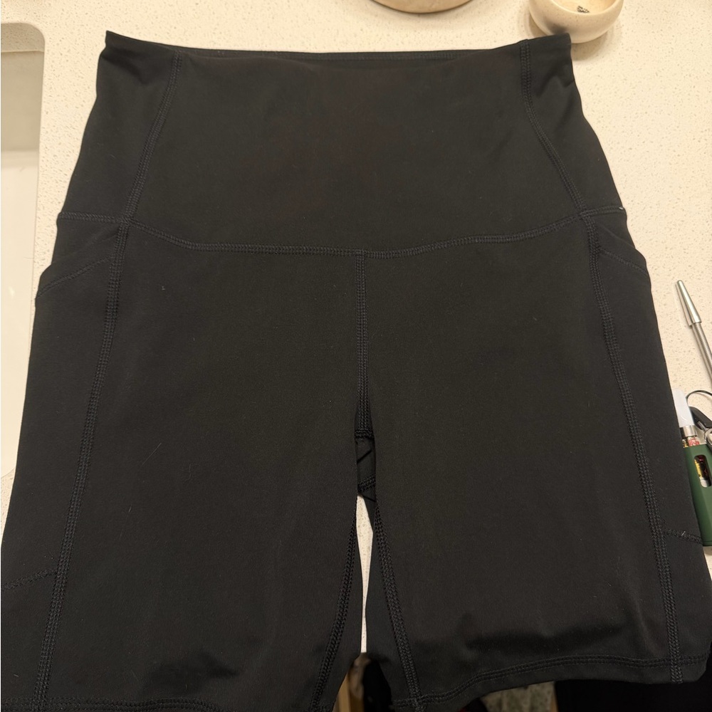 DSG Black High-Waist Athletic Bike Shorts